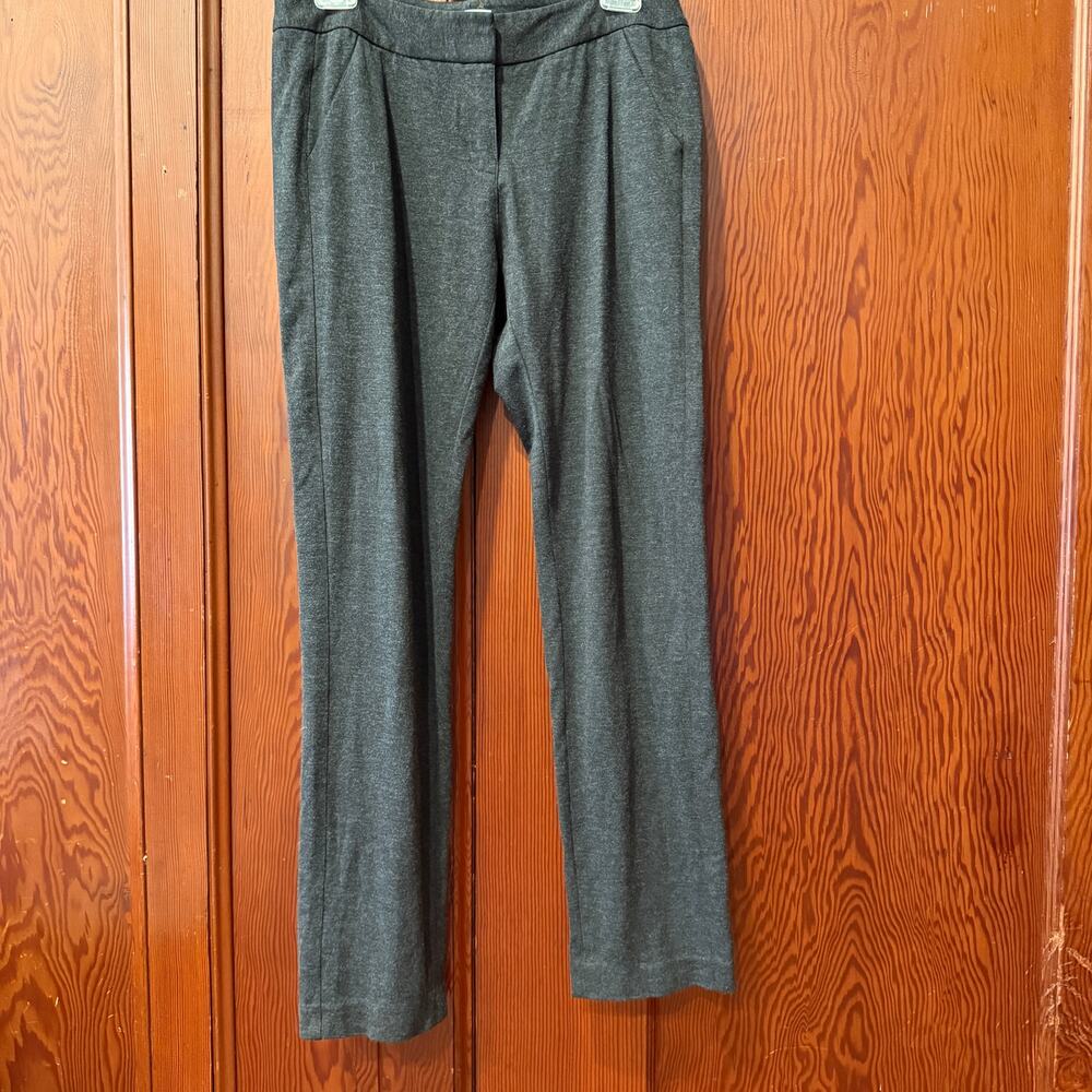 Laundry by Shelli Segal Gray Professional Straight Leg Trousers Size 6